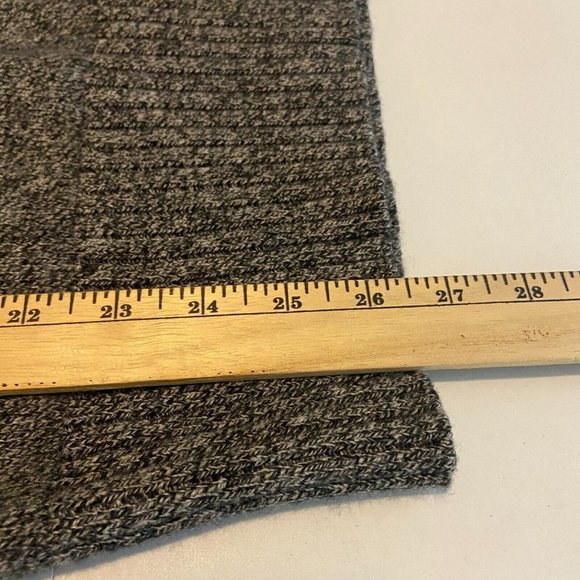 Athleta Women XS Vital V Neck Tunic Sweater Pullover Gray Stretch Wool Cashmere - Picture 9 of 10